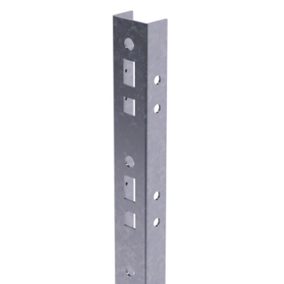 Профиль прямолинейный, L875, толщ.2,5 мм, на 7 рожков, цинк-ламель