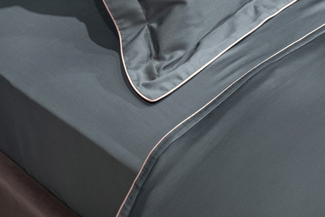 Простыня на резинке 90x200x22 Garda Decor зеленая