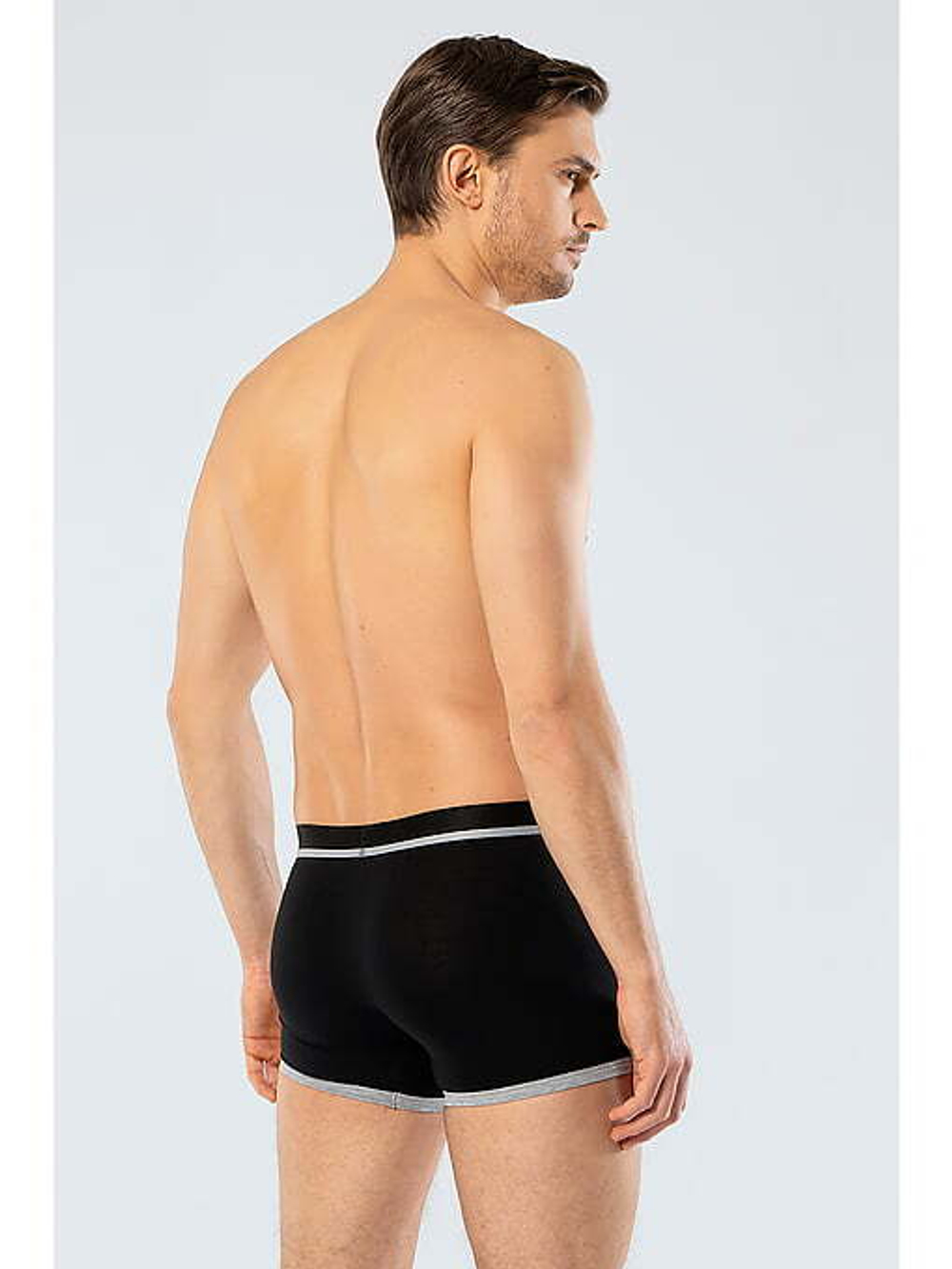 Трусы мужские боксеры. Набор из 2-х штук белый - черный