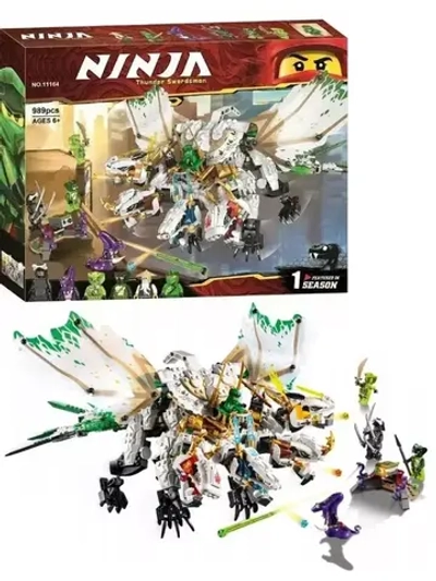 Конструктор Ниндзя Ультра Дракон 989 деталей 11164