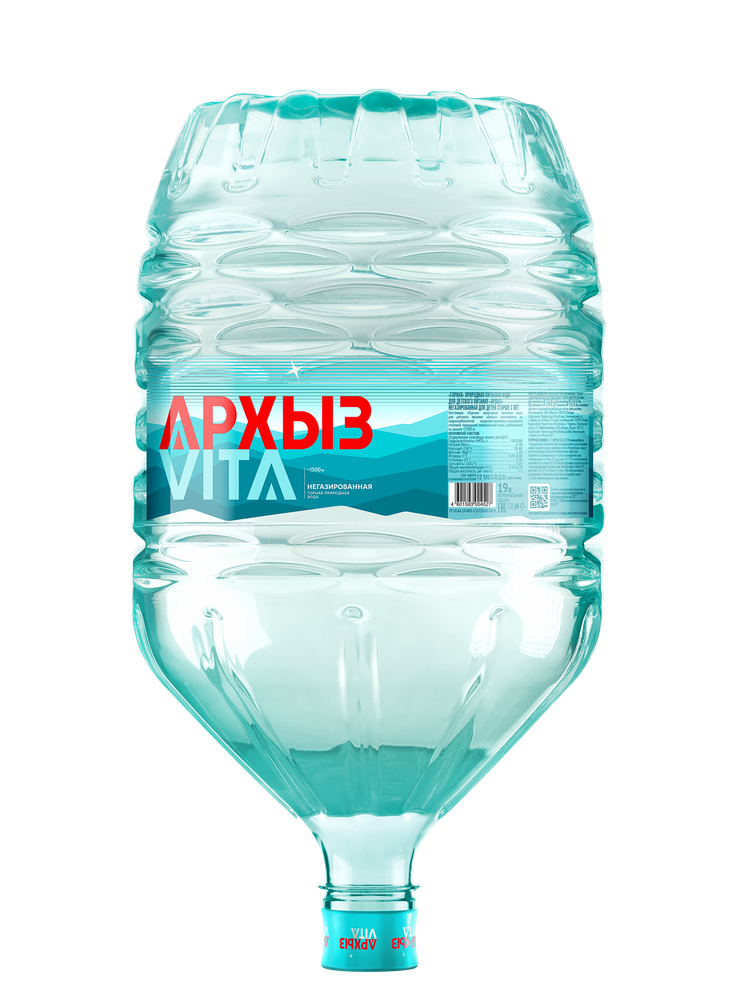 Архыз Vita 19 л негаз пэт (1) горная природная питьевая 3+