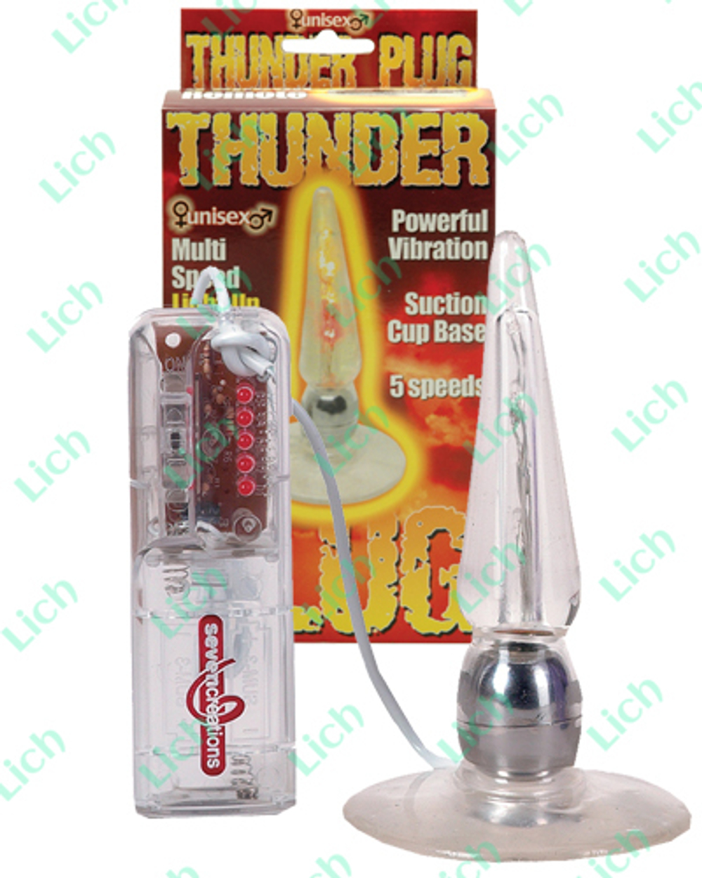 Анальная вибровтулка на присоске