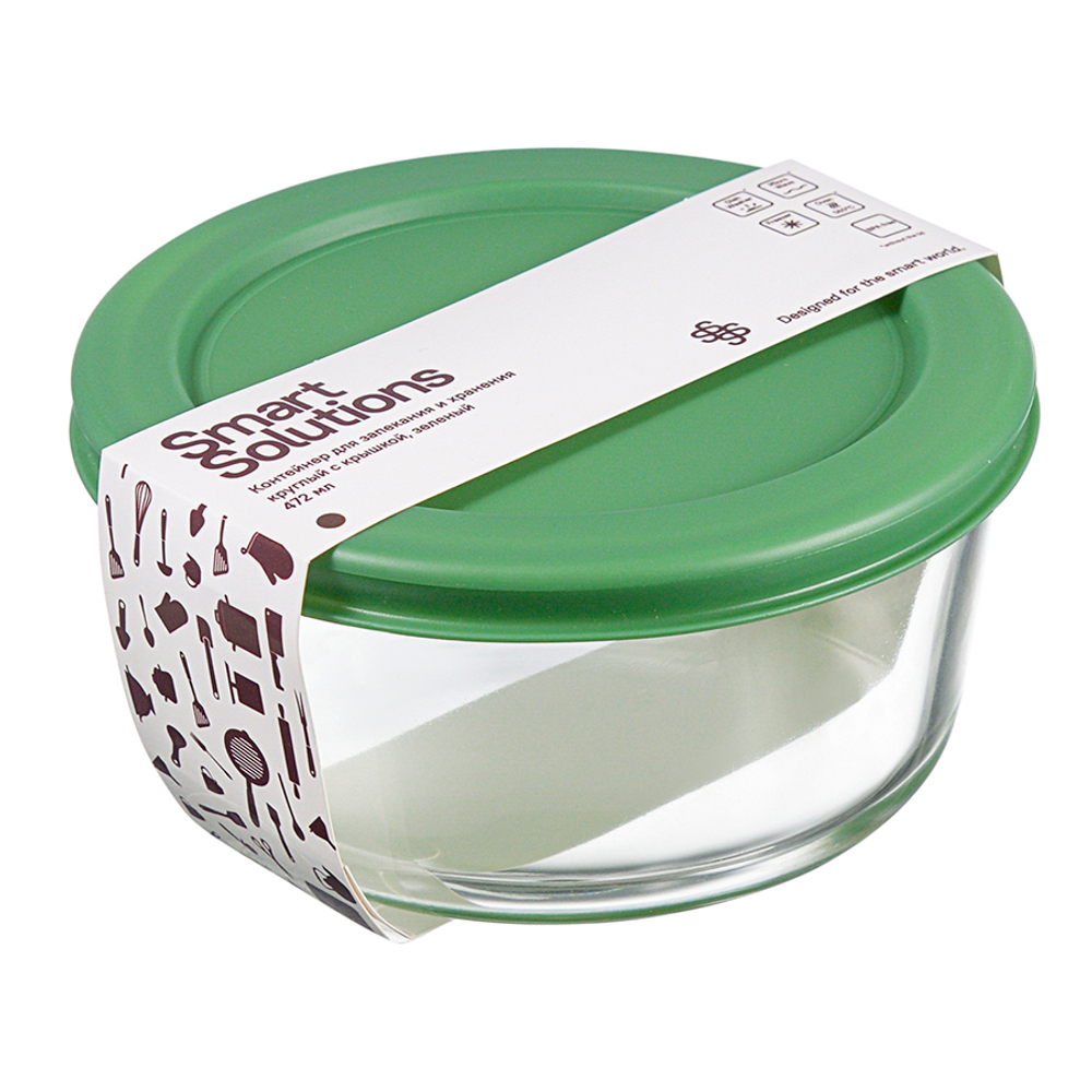 Контейнер для запекания и хранения 472мл Smart Solutions зеленый