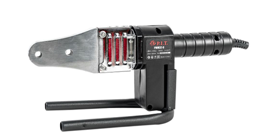 Паяльник для пл/труб  PWM32-D Стандарт(800Вт,t0-300°,нас.20,25,32мм,отв,кл,мет.кейс,стойка держ.)