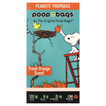 Original Poop Bags, Peanuts®, апельсин, 120 пакетиков