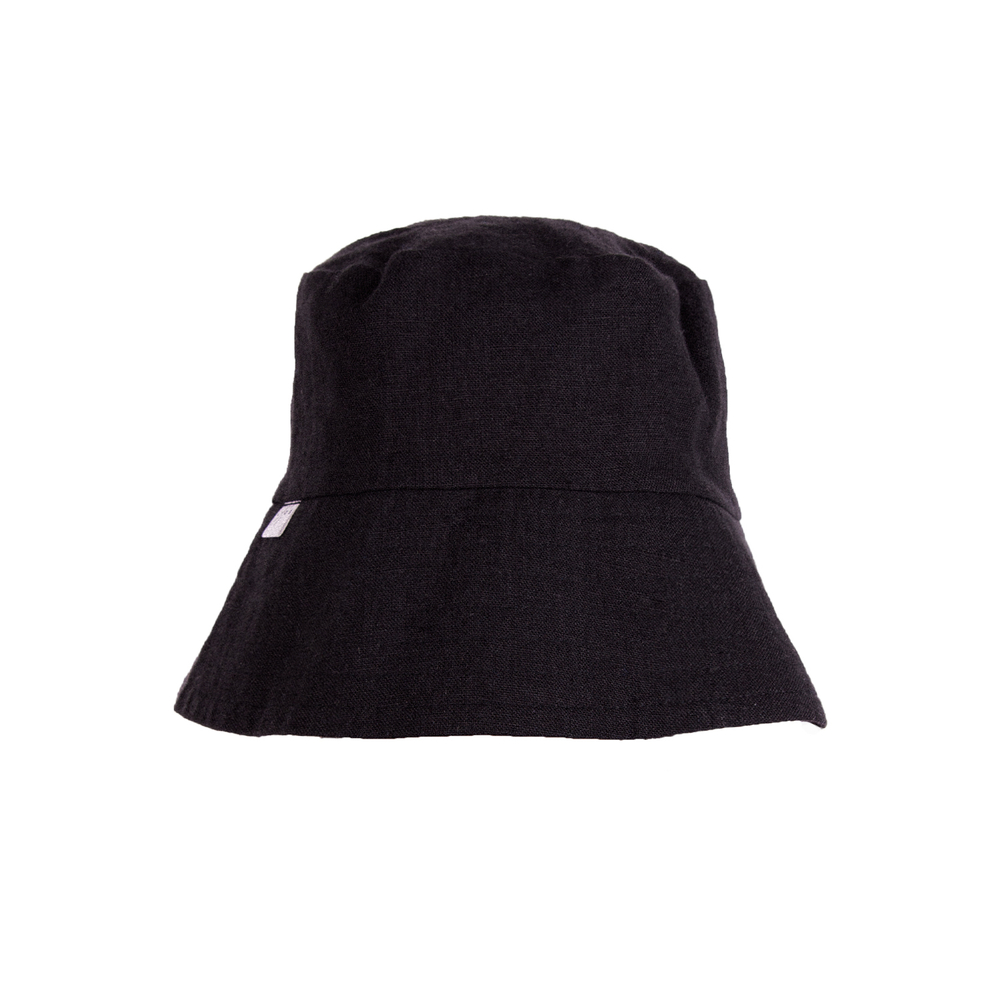 Linen bucket hat