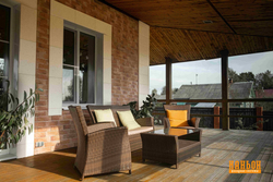 Навесной декоративный камень Каньон, коллекция Индиго