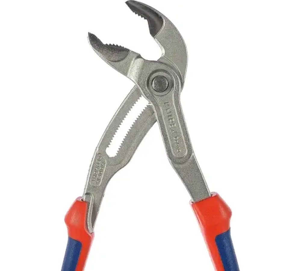 KNIPEX COBRA клещи переставные, 70 мм (2 3/4"), под ключ 60 мм, 300 мм, хром, 2К ручки