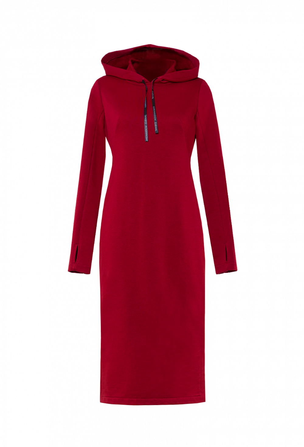 Спортивное платье бордовое 07-02-22 SS