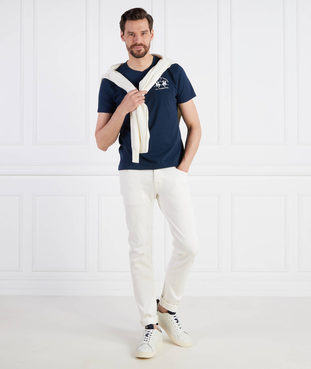 Футболка La Martina - темно-синий(VMR009 JS206)