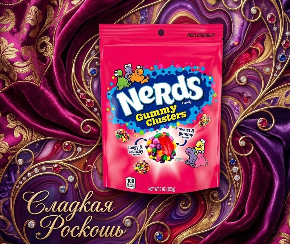 Nerds фруктовая классика 524г. США