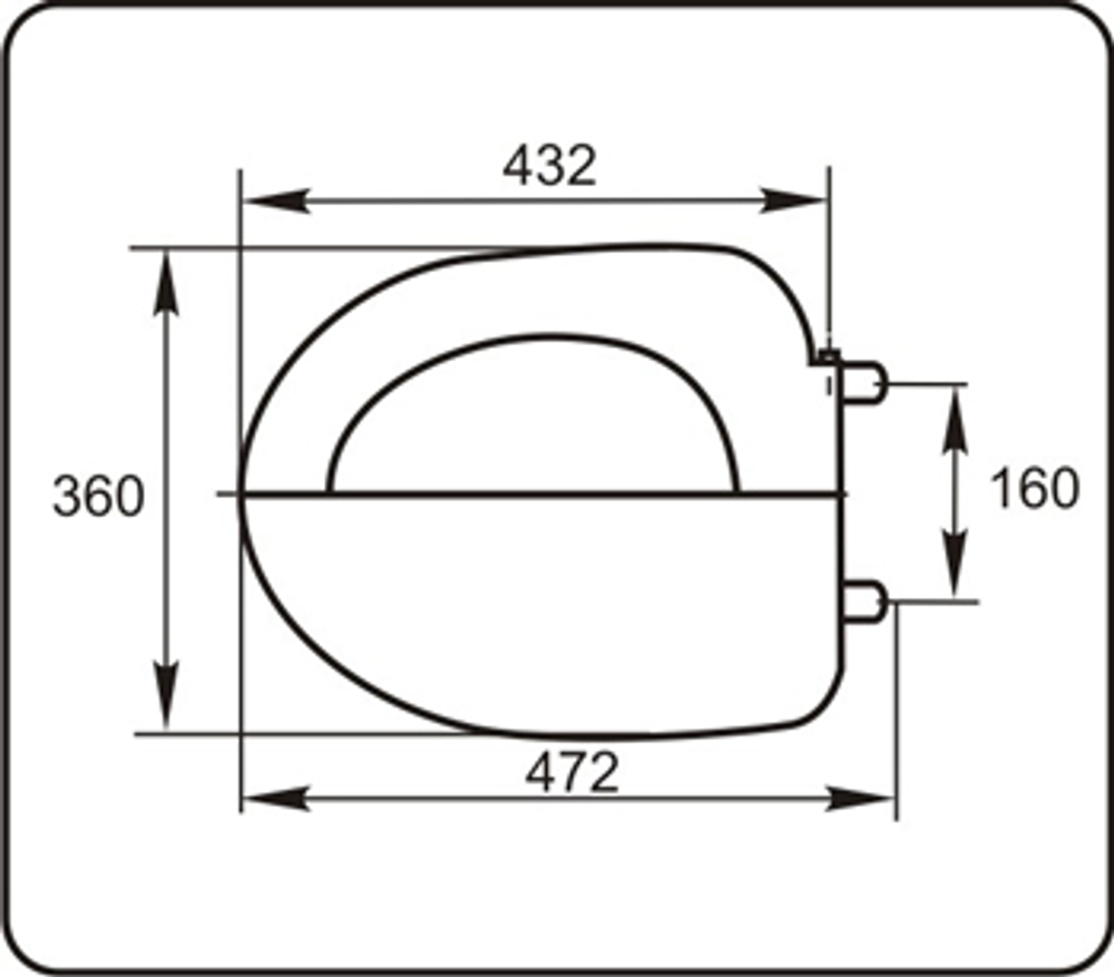 Сиденье д/унитаза СУ 52.07.80 (Фаворит,Нарцисс,Соната)