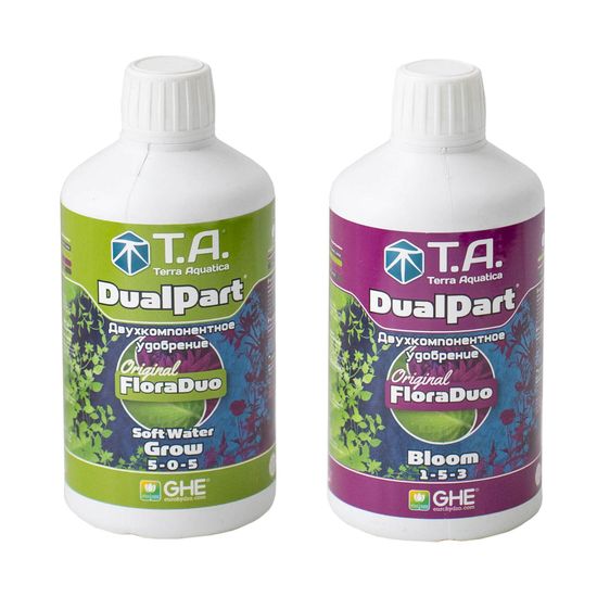 Набор минеральных удобрений для мягкой воды Terra Aquatica DualPart Set SW 0.5 л