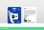 Карта памяти Netac P500 Standard 32GB + адаптер (NT02P500STN-032G-R)