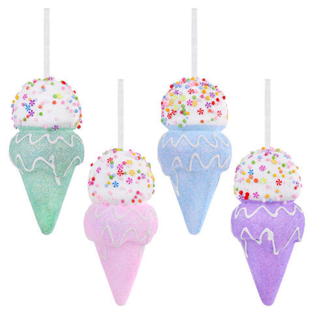 Украшение ёлочное (1 шт.), "Сладости", 8 см, ассорти 25 дизайнов, ЗОЛОТАЯ СКАЗКА, 592581