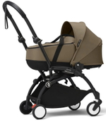 Коляска Stokke YOYO3 Newborn Shell рама чёрная Black 2 в 1 Toffee