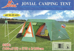 Палатка Jovial №6223 (190+215) х 215 х 190см 3х местная