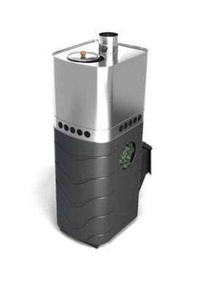 Печь банная Бирюса 2013 Carbon ДА ЗК антрацит