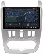 Магнитола для Renault Logan/Sandero 2009-2014 - Carmedia SF-9944 QLed+2K, Android 13, UIS7870 (DUDU7), CarPlay, SIM-слот