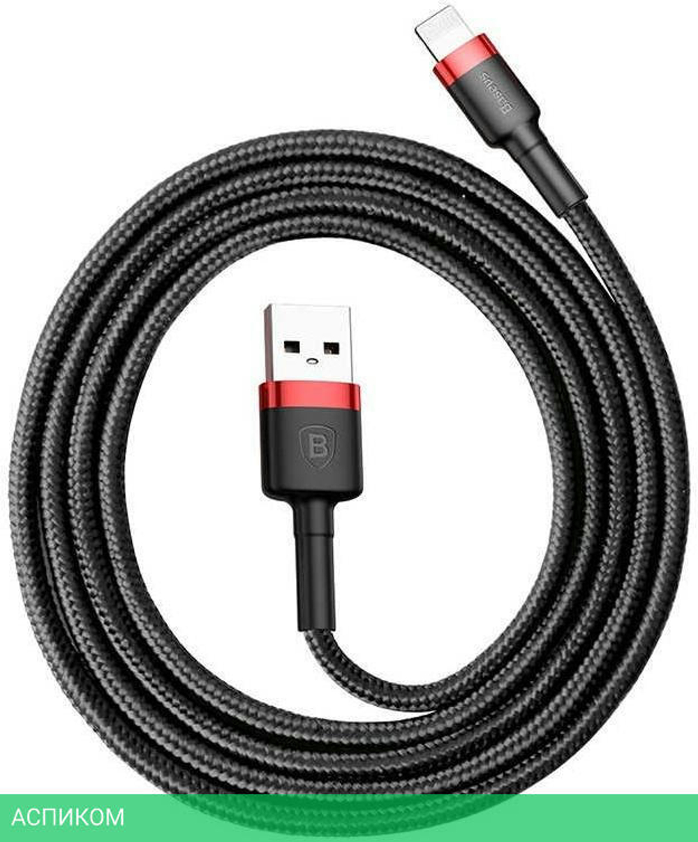 Кабель Baseus Cafule 2m Red/Black (CALKLF-C19)