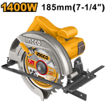 Циркулярная пила INGCO CS18538 INDUSTRIAL 185х20 мм 1,4 кВт