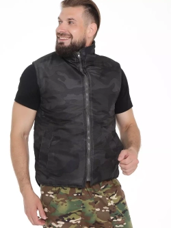 Утепленный Мужской зимний жилет камуфляжный BATKOVSKI ZZIMACHERMULTICAM