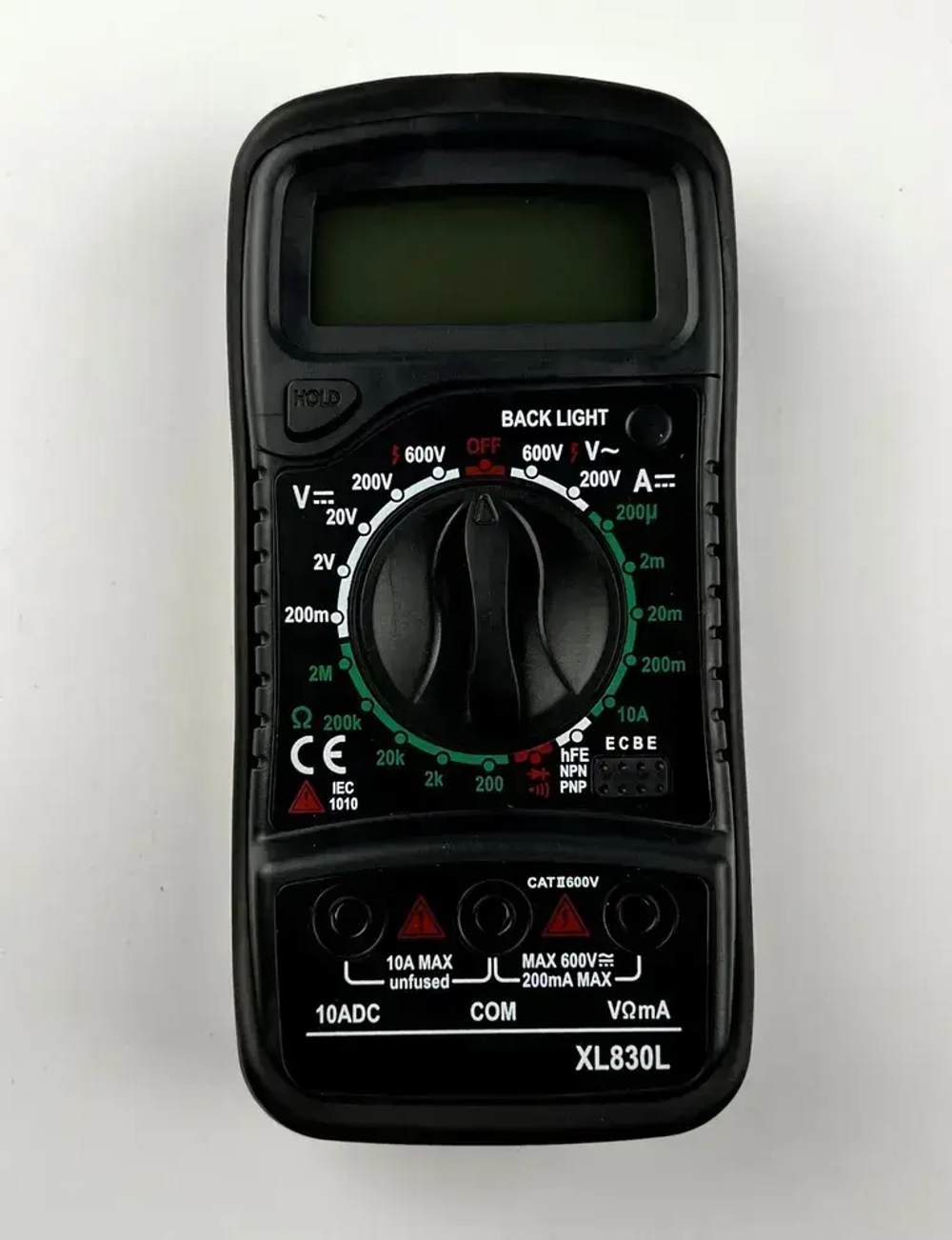 Мультиметр цифровой с прозвонкой тестер электрический автомобильный