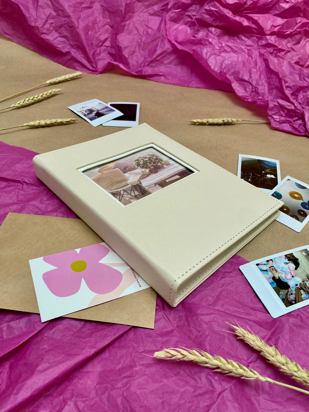 Фотоальбом Делюкс на 40 фото 15х21 см, пластик. листы свадебный cozy apartment