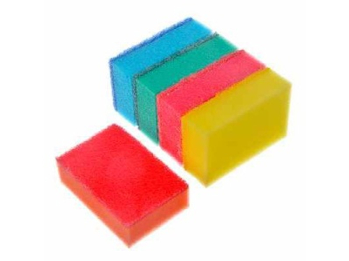 Набор губок для мытья посуды VETTA  Премиум 9*6,5*3см (5шт/уп)(36уп/кор)