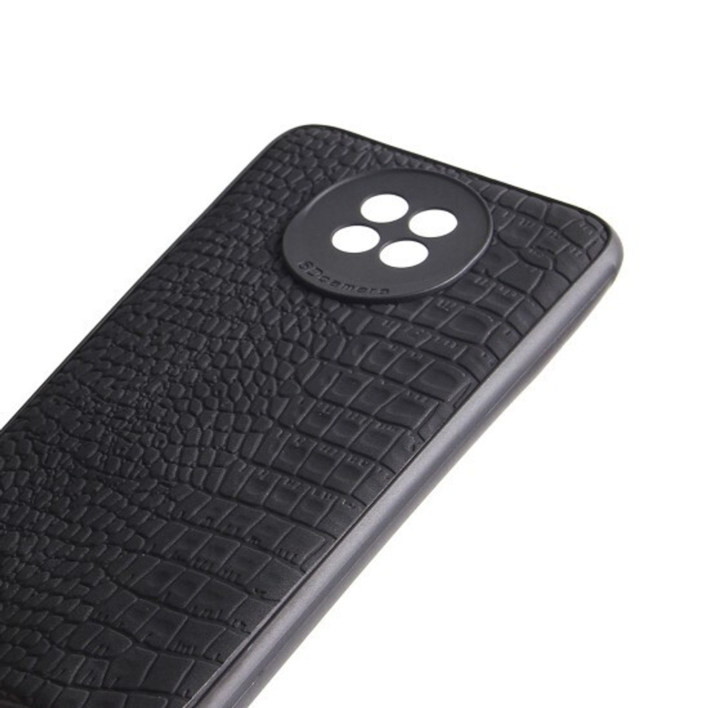 Чехол для Xiaomi Redmi Note 9T, Рептилия, 010027 Черный
