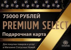 Подарочная карта номинал 75000фотография - 1