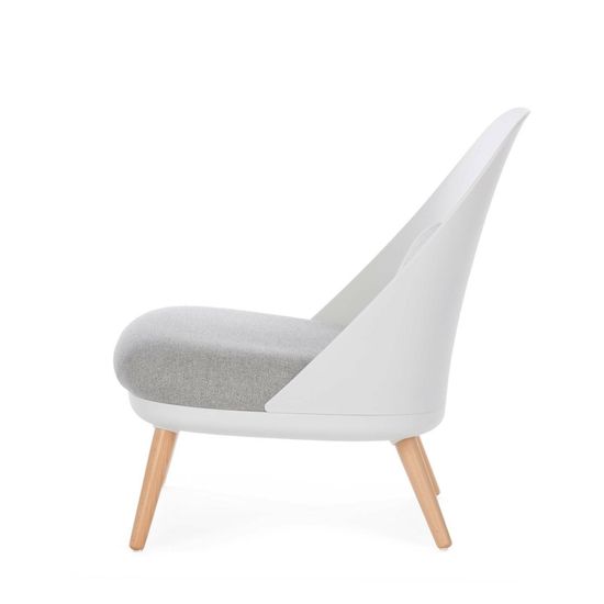 Кресло Colmar цвет белый/серый