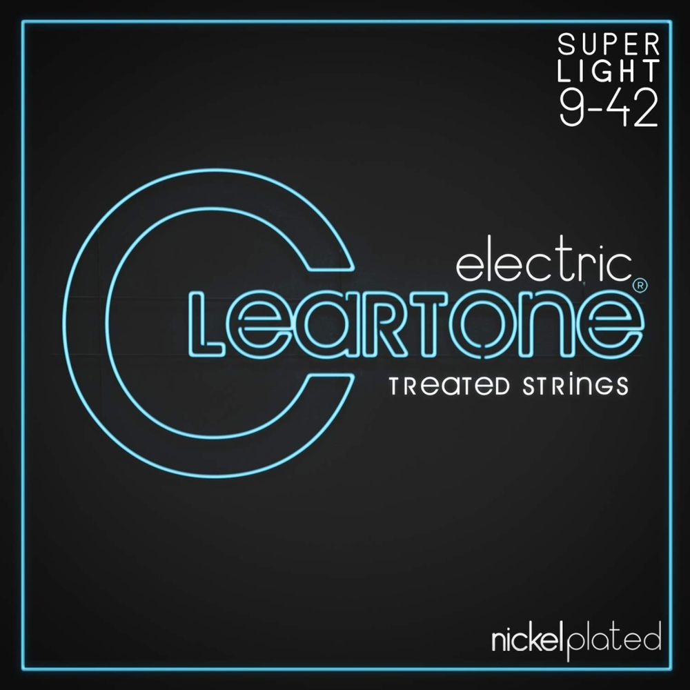 Cleartone 9409 Nickel Plated Комплект струн для электрогитары, никелированные, с покрытием, 9-42.