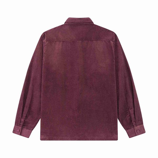 Рубашка Velvet Button бордовая - фото 2