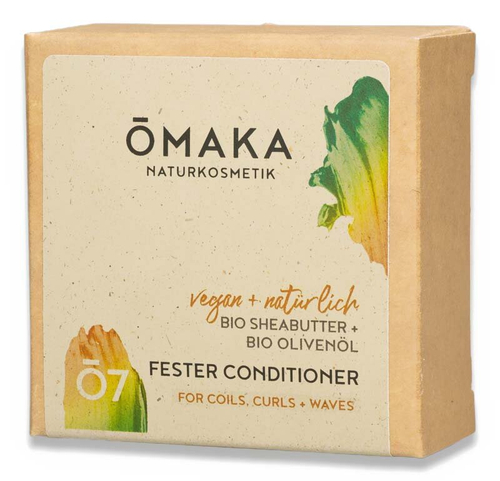 Твердый кондиционер OMAKA с маслом ши и оливковым маслом, 60 гр