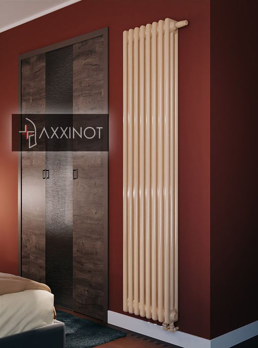 Axxinot Sentir 3100 - трехтрубный трубчатый радиатор высотой 1000 мм, нижнее подключение с термовентилем