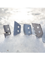 Ножи для ледобура левого вращения "NERO" полукруглые 130мм