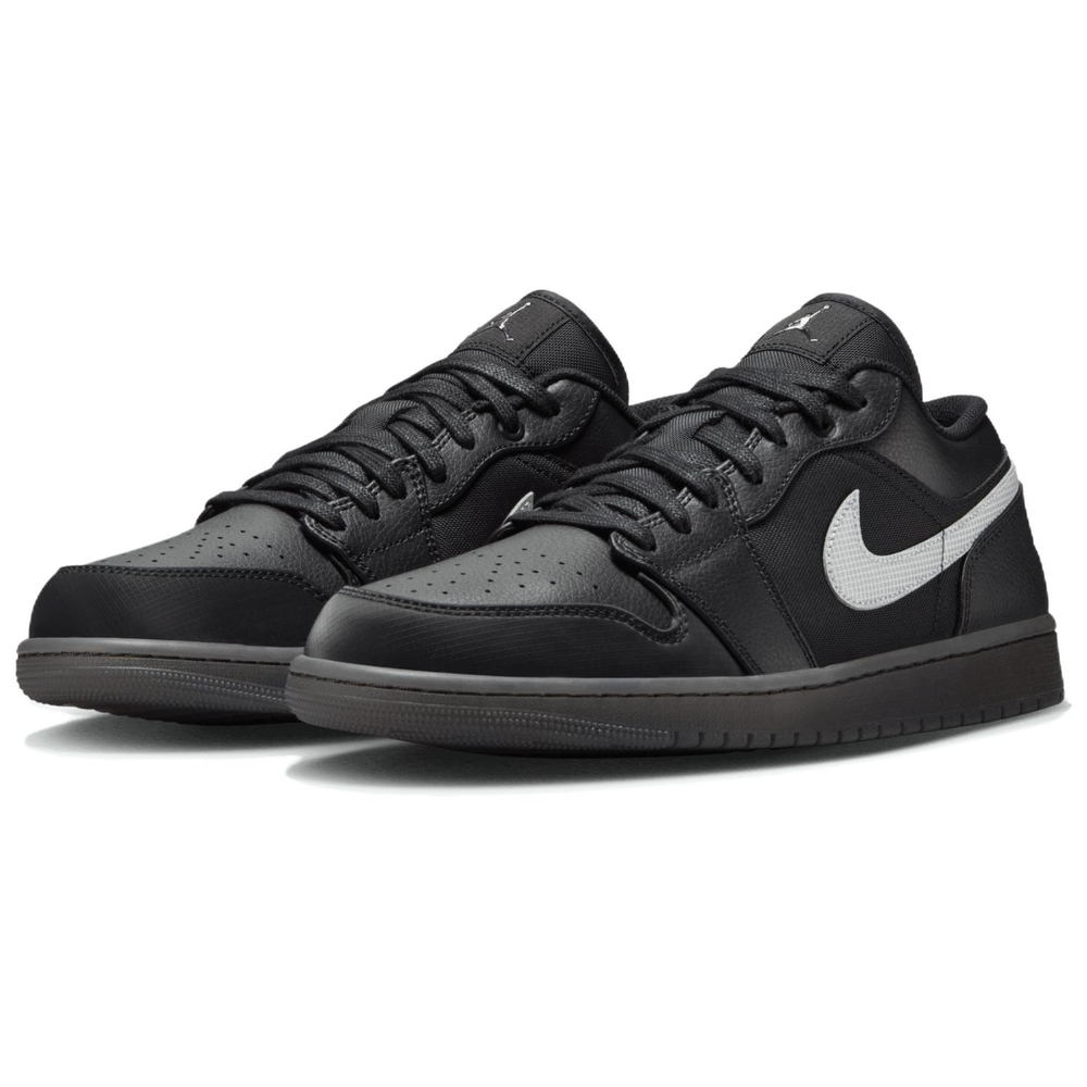 Jordan 1 Low Black White Dark Smoke Grey