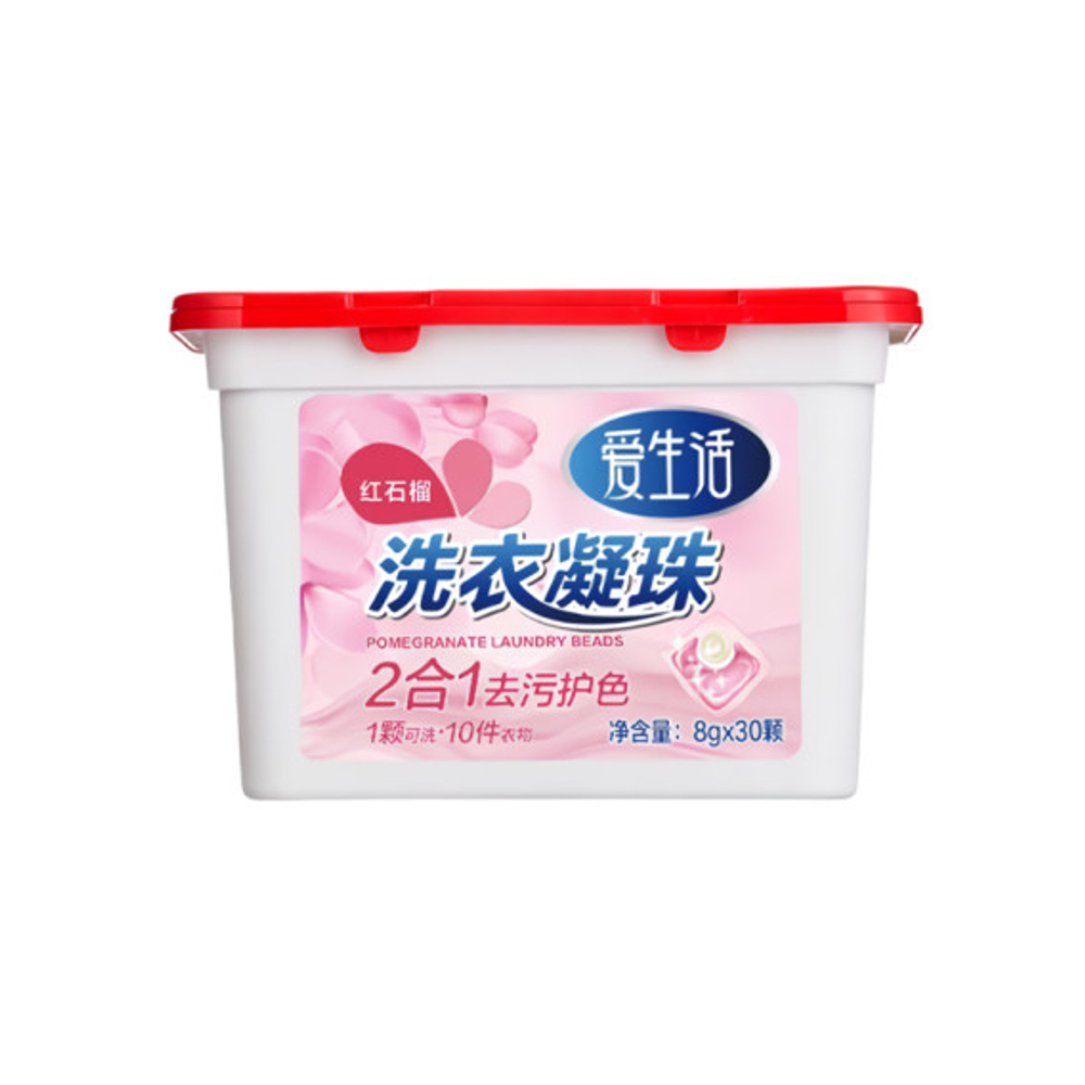 Гелевые капсулы для стирки белья "Красный гранат"