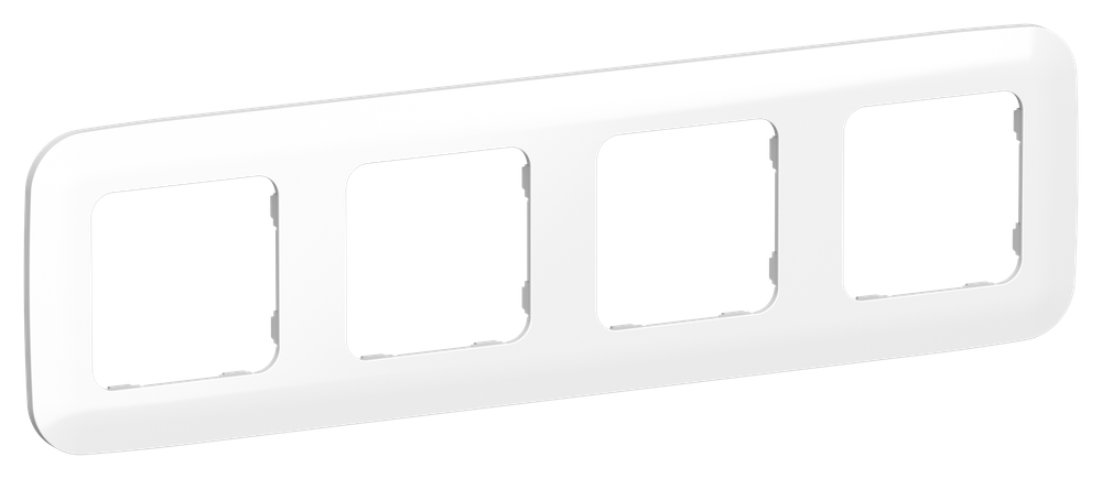 FLITE Рамка 4-местная РУ-4-А-ФлБ белый IEK