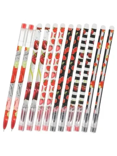 Ручка пиши-стирай 12 шт Ягода 0,5 синяя