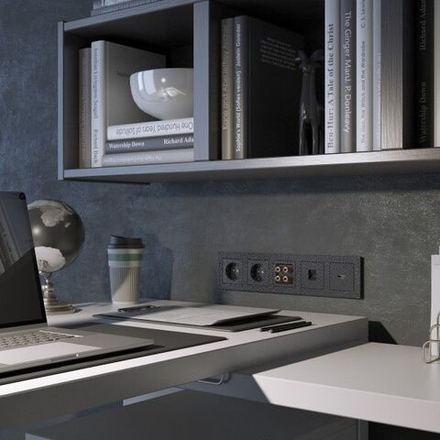 Рамка на 5 постов Hammer (черный)