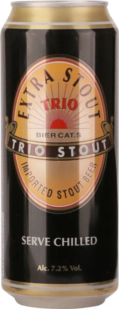 Пиво Трио Экстра Стаут / Trio Extra Stout 0.5 - банка