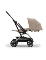 Коляска прогулочная Cybex Eezy S Twist+ 2 SLV (с дождевиком и бампером), Almond Beige