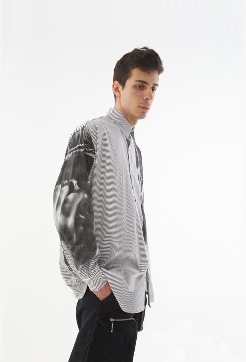 Рубашка Une Petite Emeute Boys never cry белая