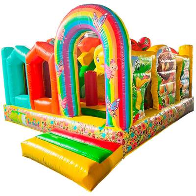 Коммерческий надувной батут «Друзья-зверята 2», 4*4*3 м