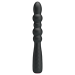 Черный гнущийся анальный вибратор 18,5см Mr.Play Vibrating Anal Plug BI-014758-1-MR
