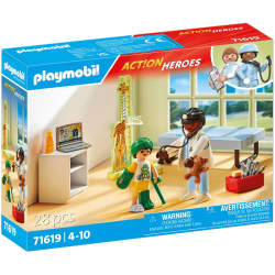 Playmobil - Action Heroes Педиатр с плюшевым медведем 71619