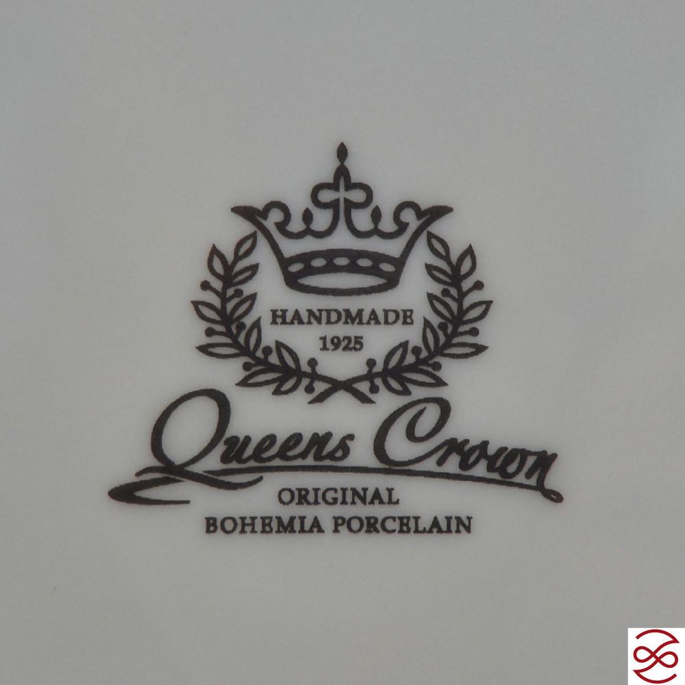 Фруктовница Queen's Crown Золотая роза 27 см