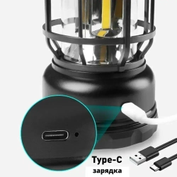 Фонарь для кемпинга настольная ретро лампа